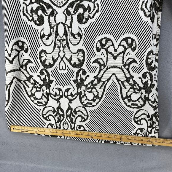 Isle by Melis Kozan Dress Women's Large White Black Knee Length Classic Cocktail - Picture 11 of 11